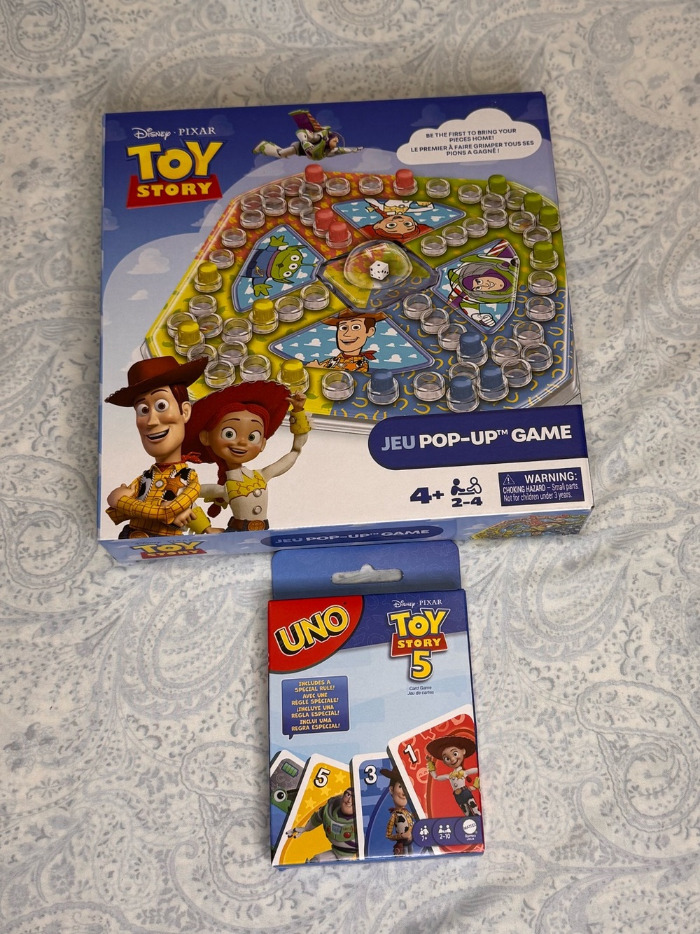 Toy Story 5 Pop-Up Game & UNO Card Game